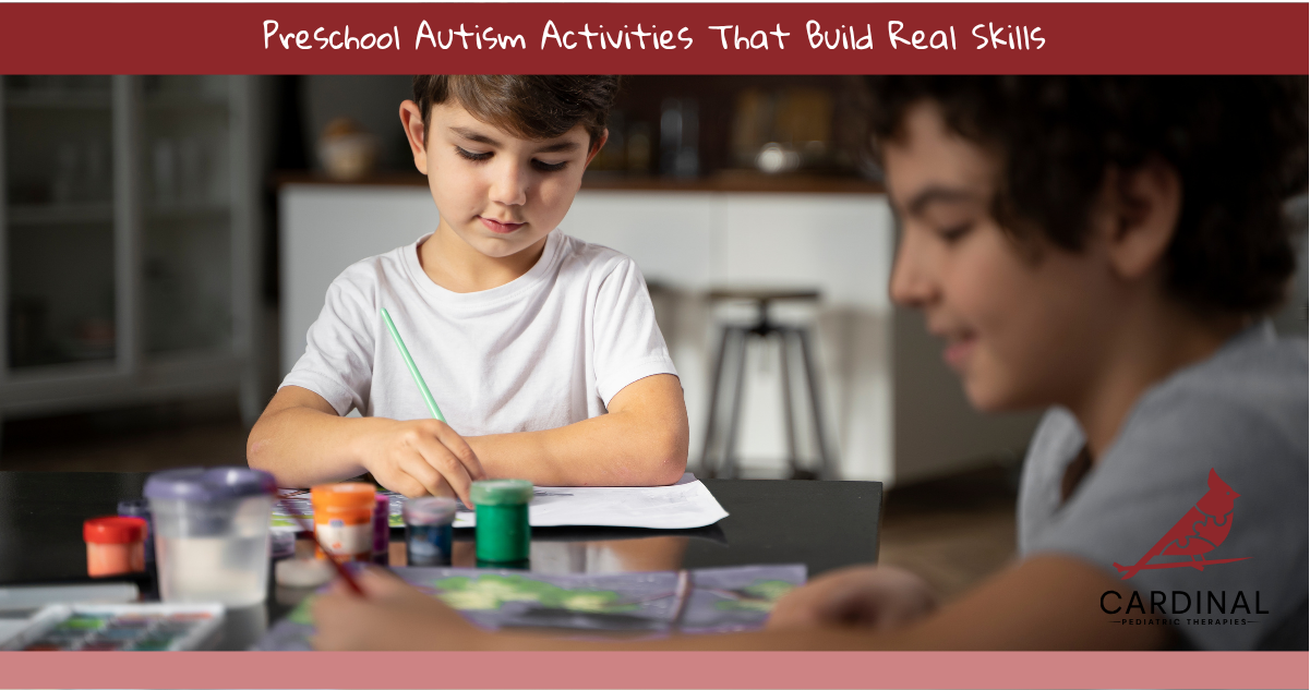 Preschool Classroom Activities for Kids with Autism